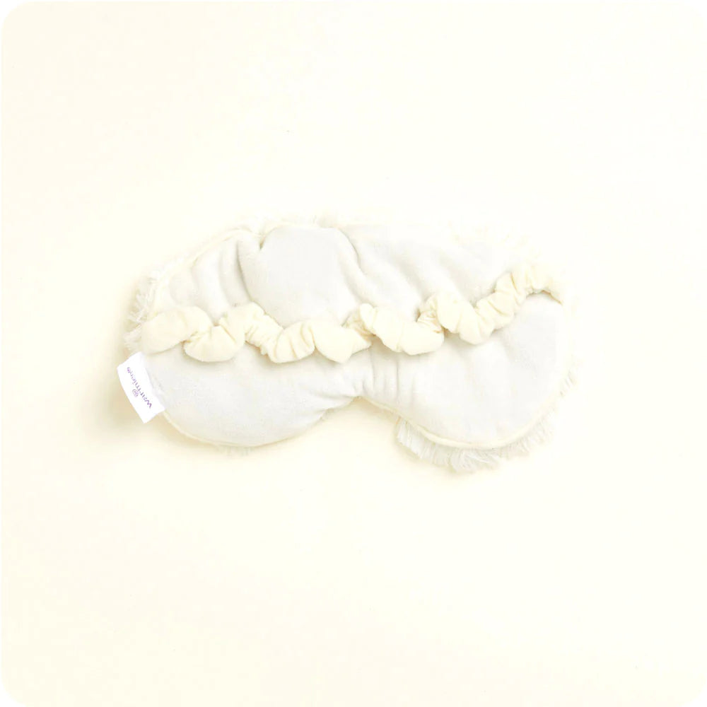 Cream Warmies Eye Mask