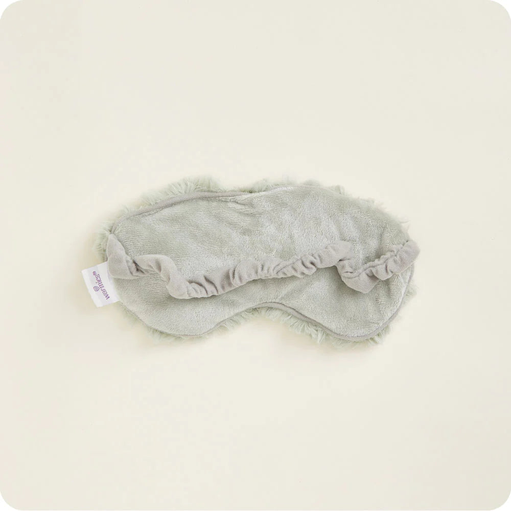 Curly Sage Green Warmies Eye Mask