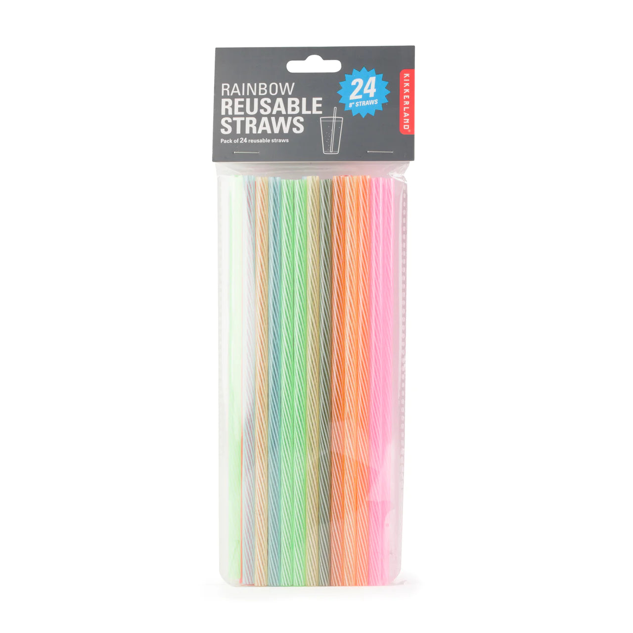 Rainbow Reusable Straws