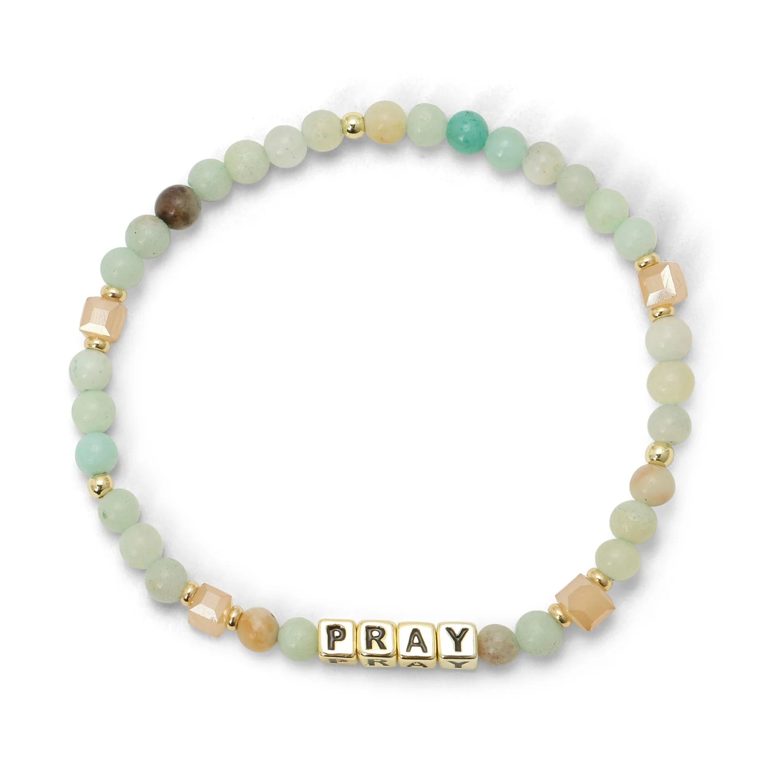 Pray Colorful Words Bracelet