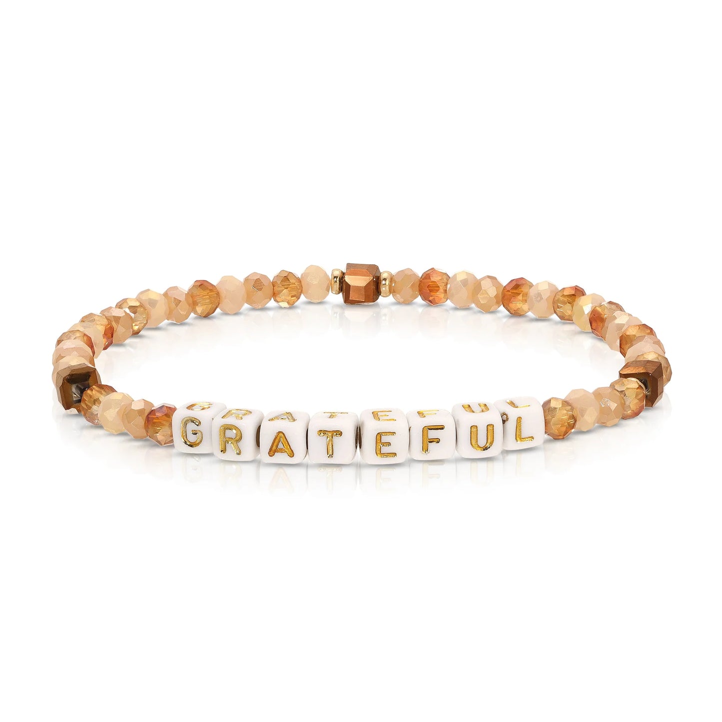 Grateful Colorful Words Bracelet