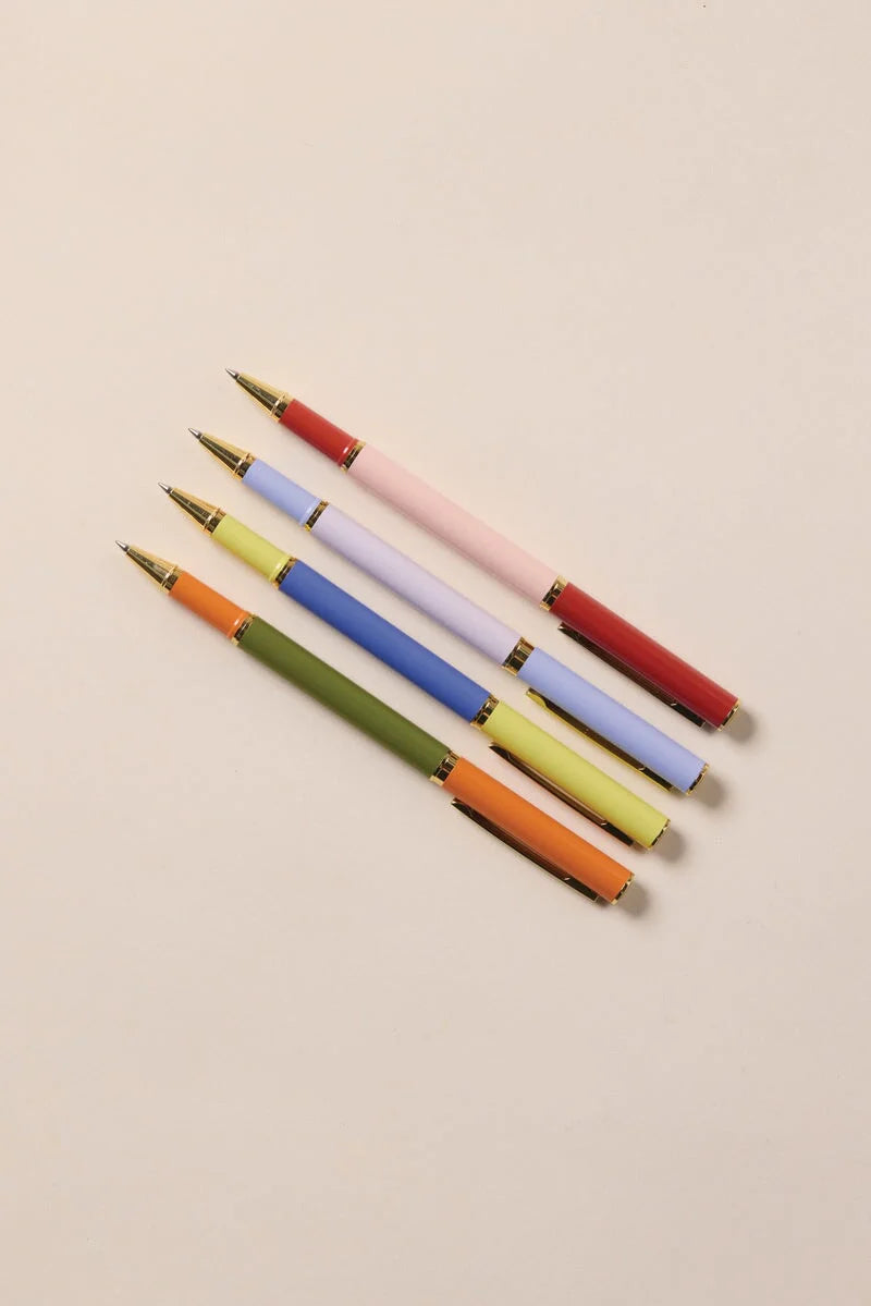 Color Block Pens - Set of 2