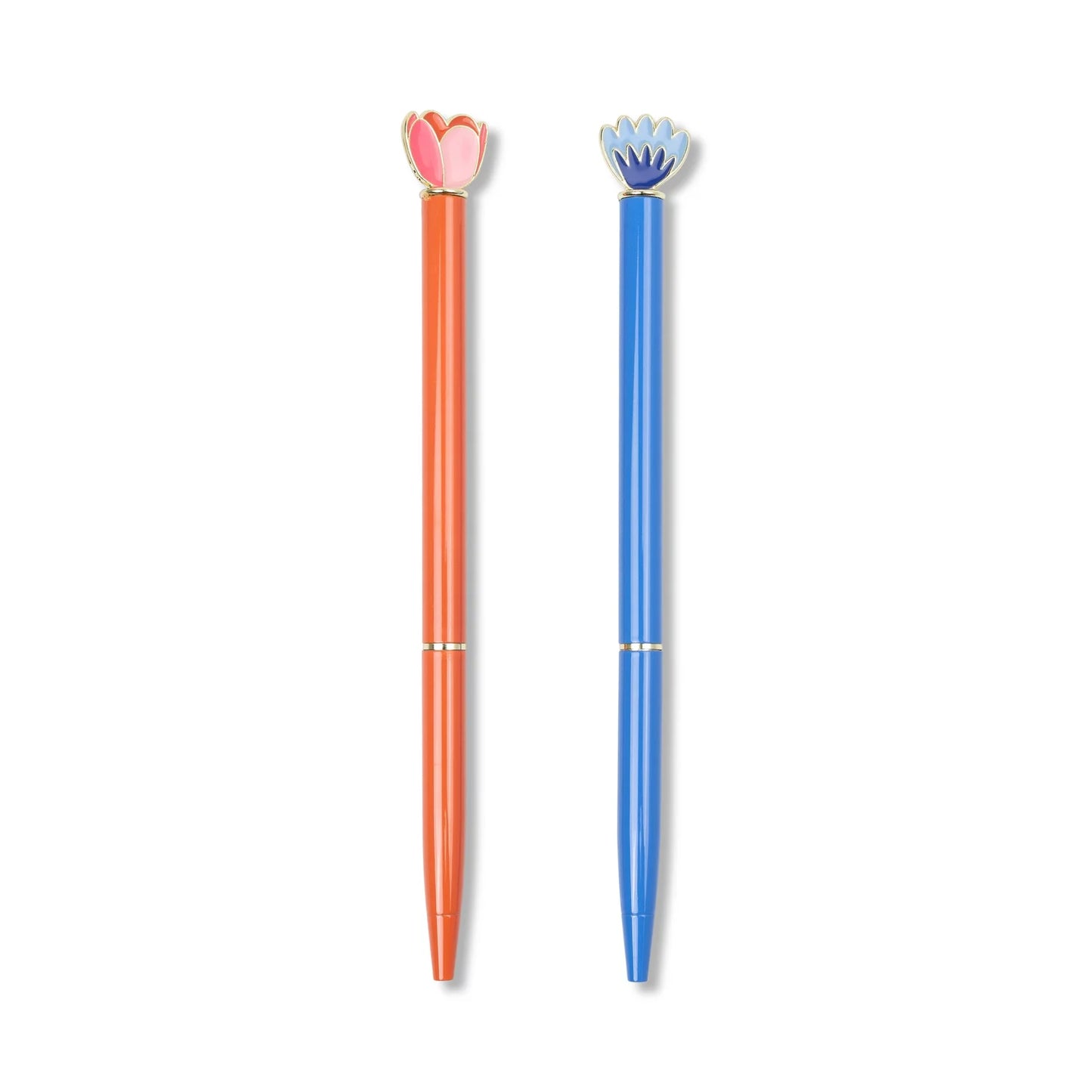Floral Metal Ballpoint Pen Set