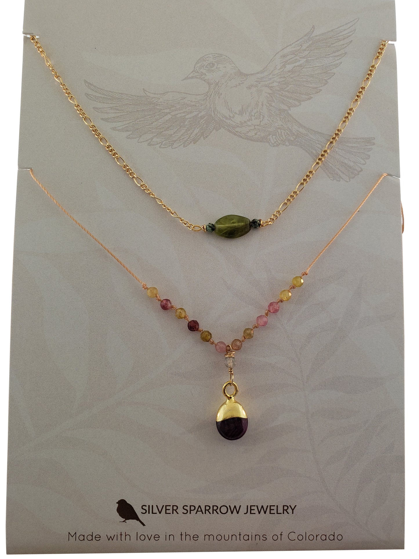 Drop Ruby Necklace