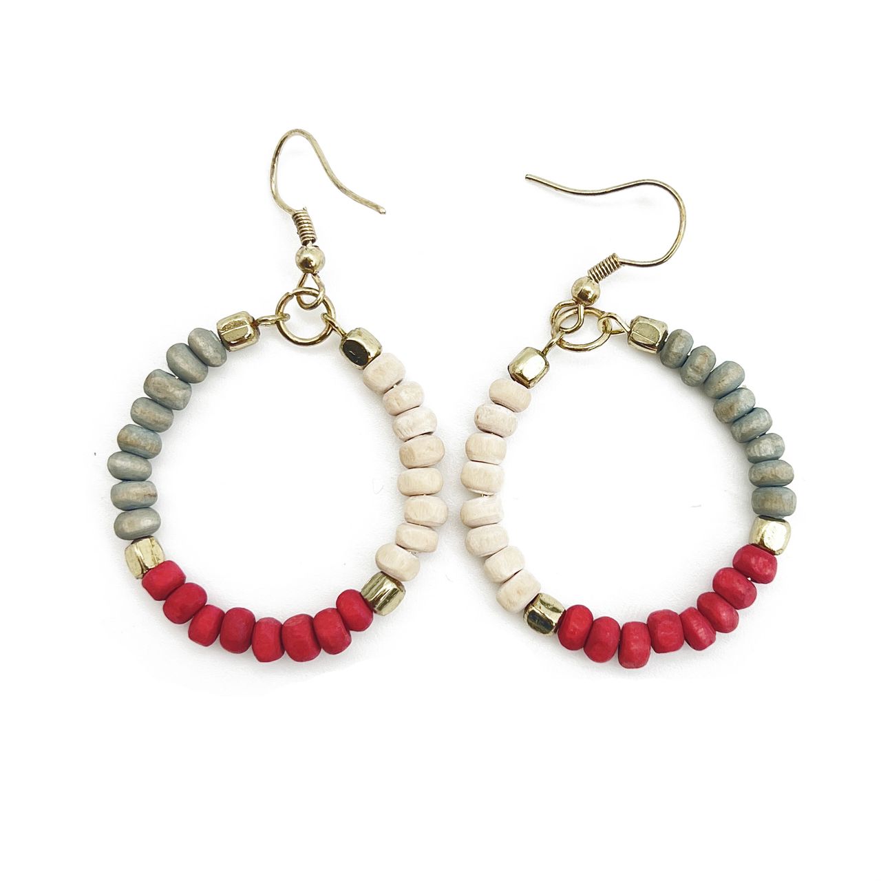 Prismatic Hues Hoop Earrings - Multiple Color Options