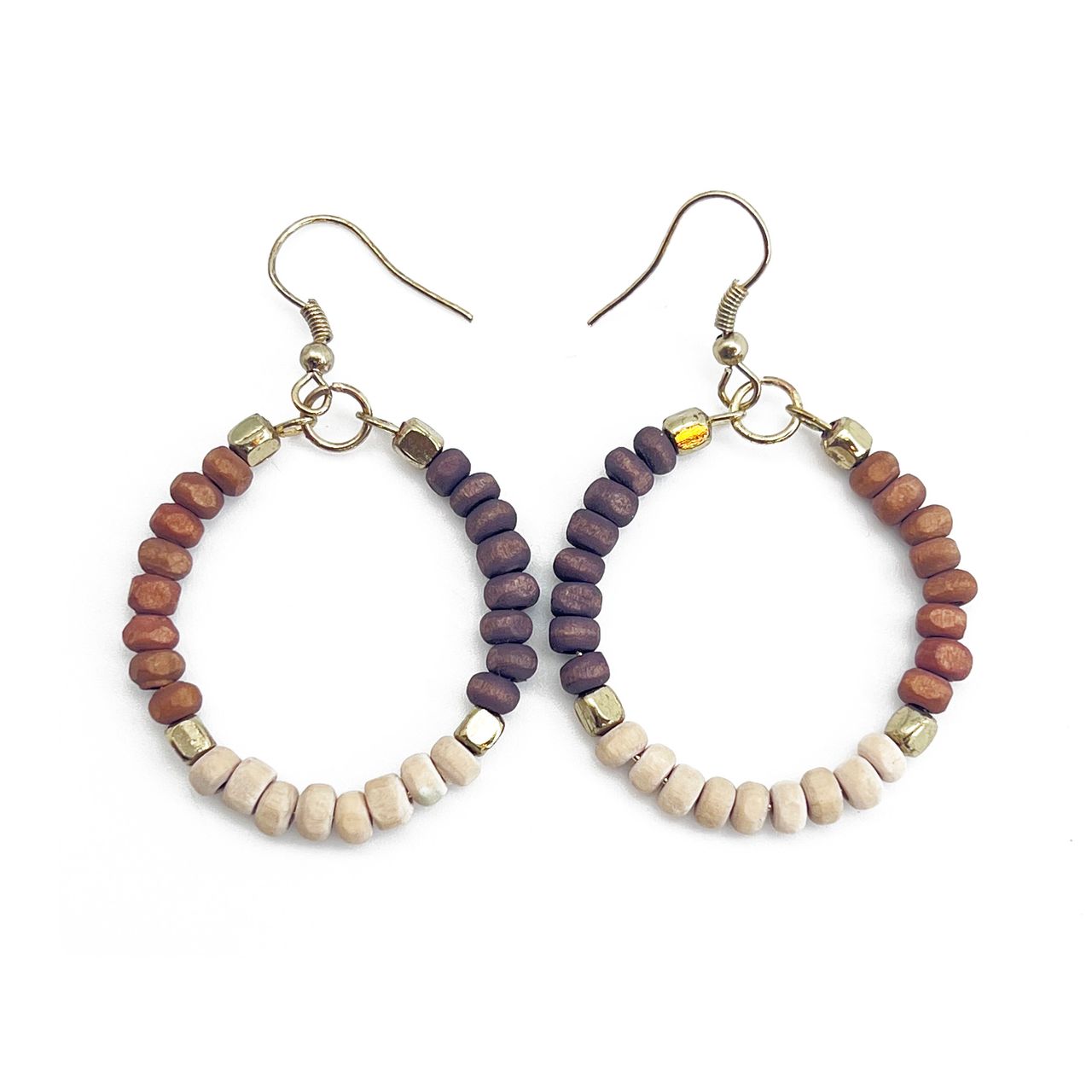 Prismatic Hues Hoop Earrings - Multiple Color Options