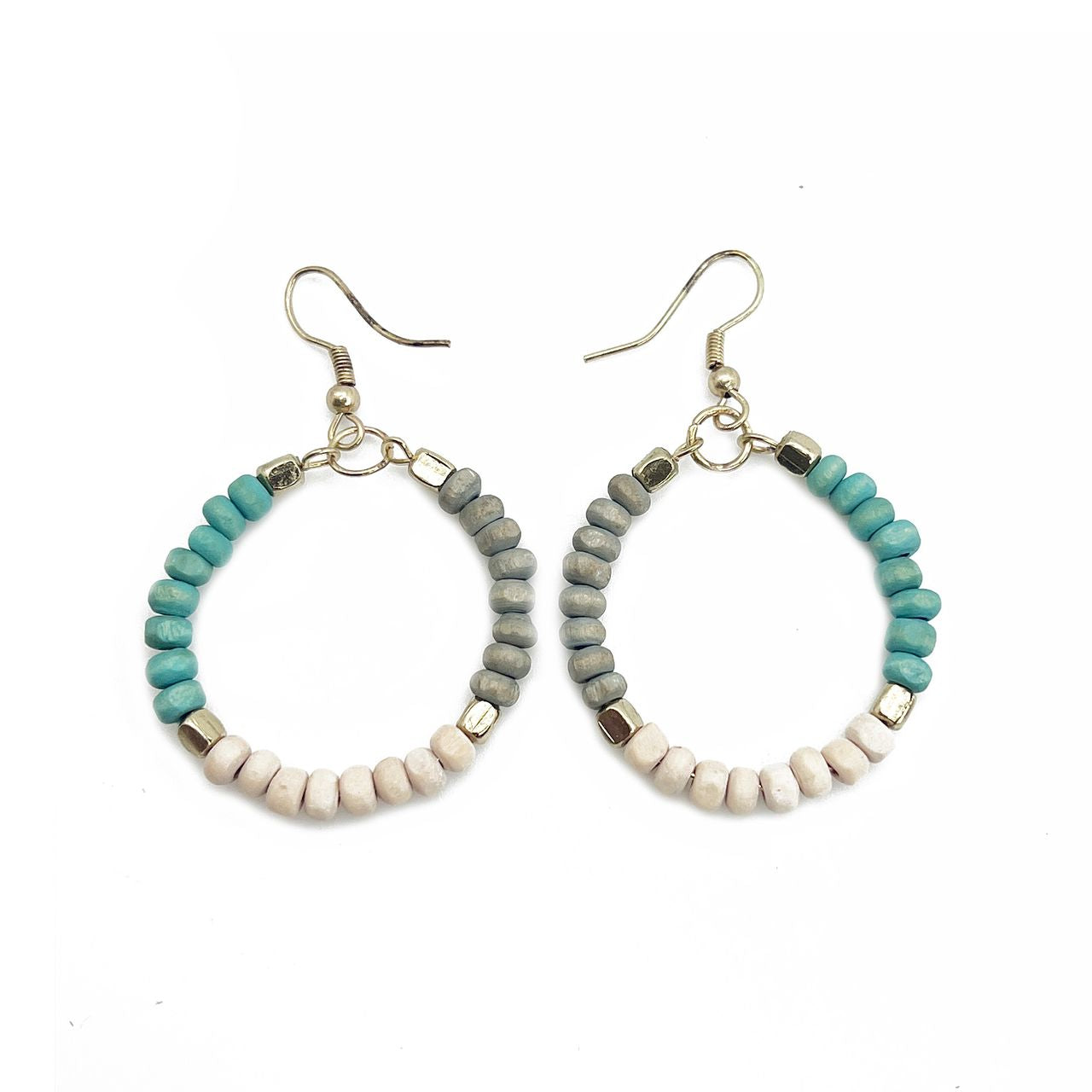 Prismatic Hues Hoop Earrings - Multiple Color Options