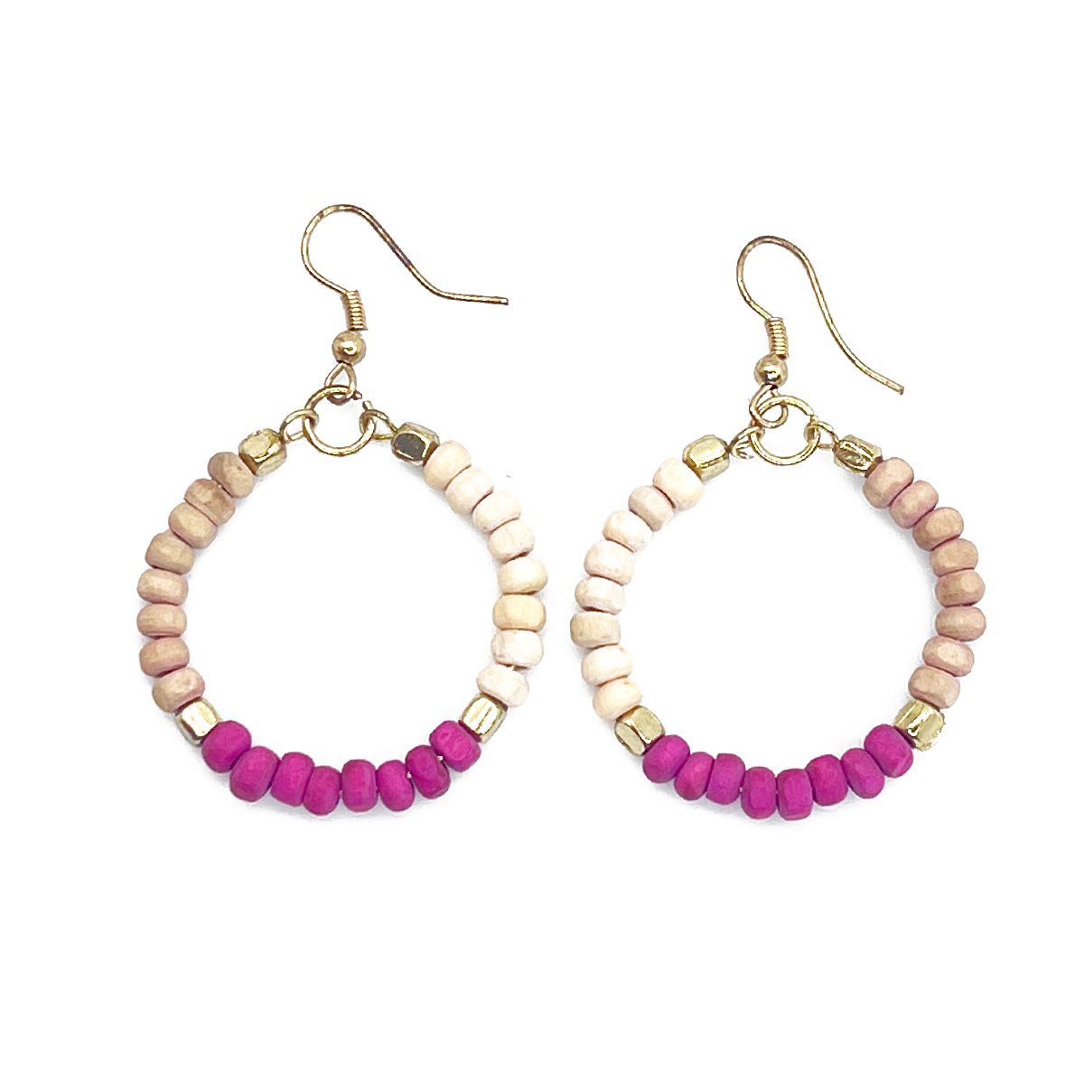 Prismatic Hues Hoop Earrings - Multiple Color Options