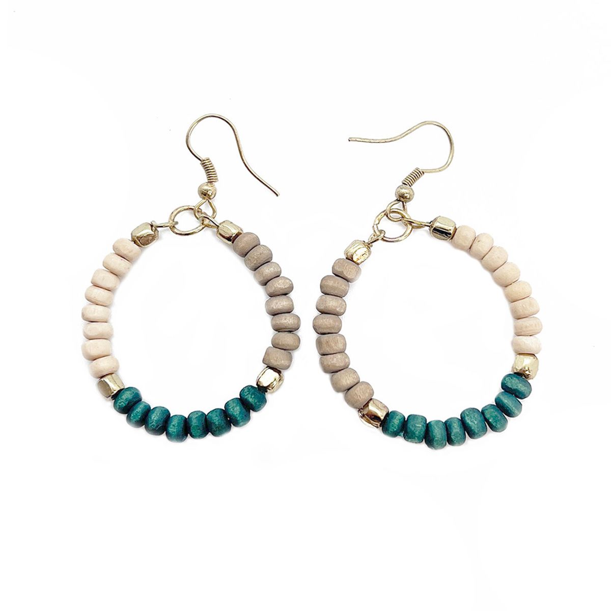 Prismatic Hues Hoop Earrings - Multiple Color Options