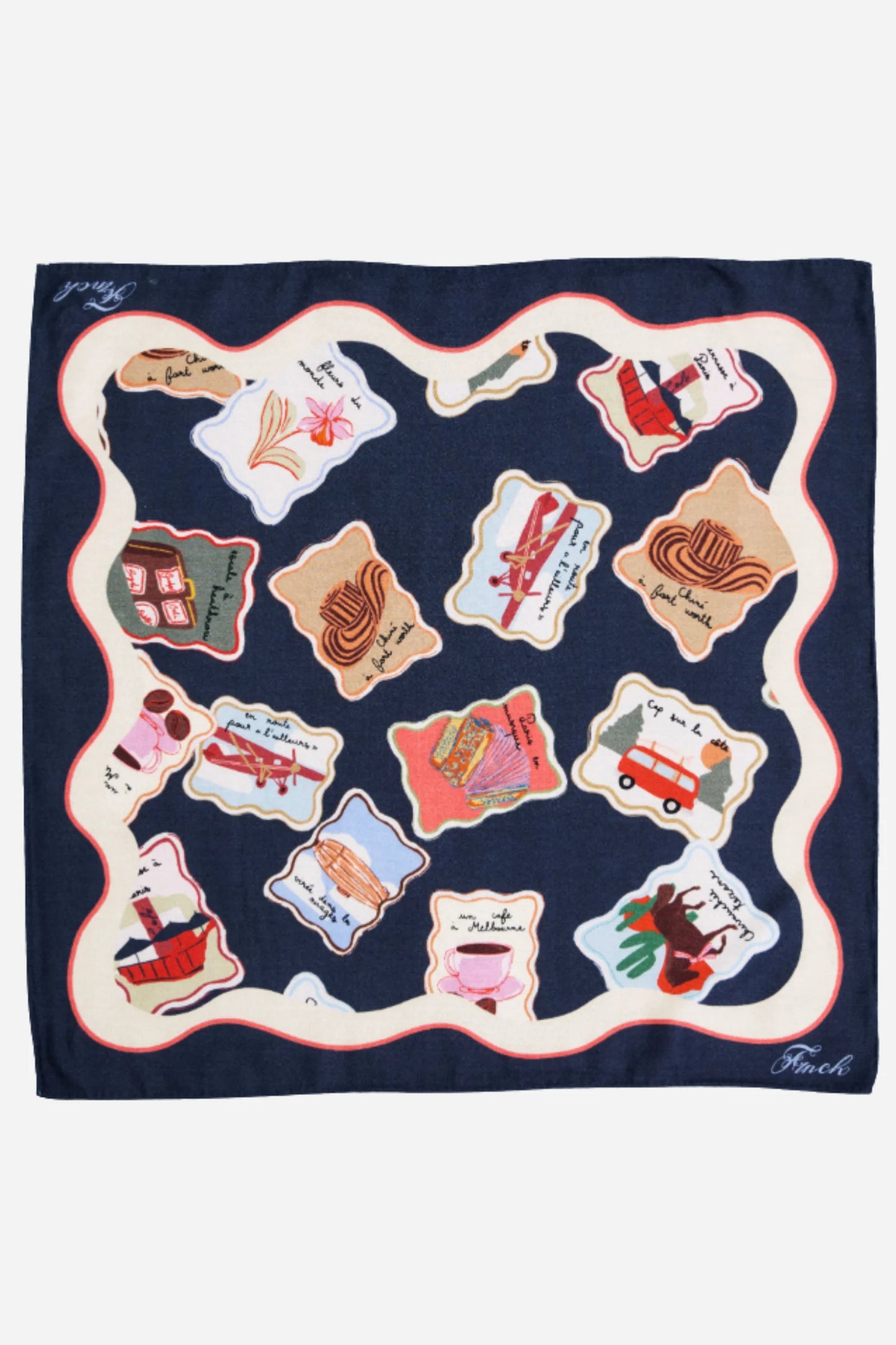FRNCH Stamp Scarf
