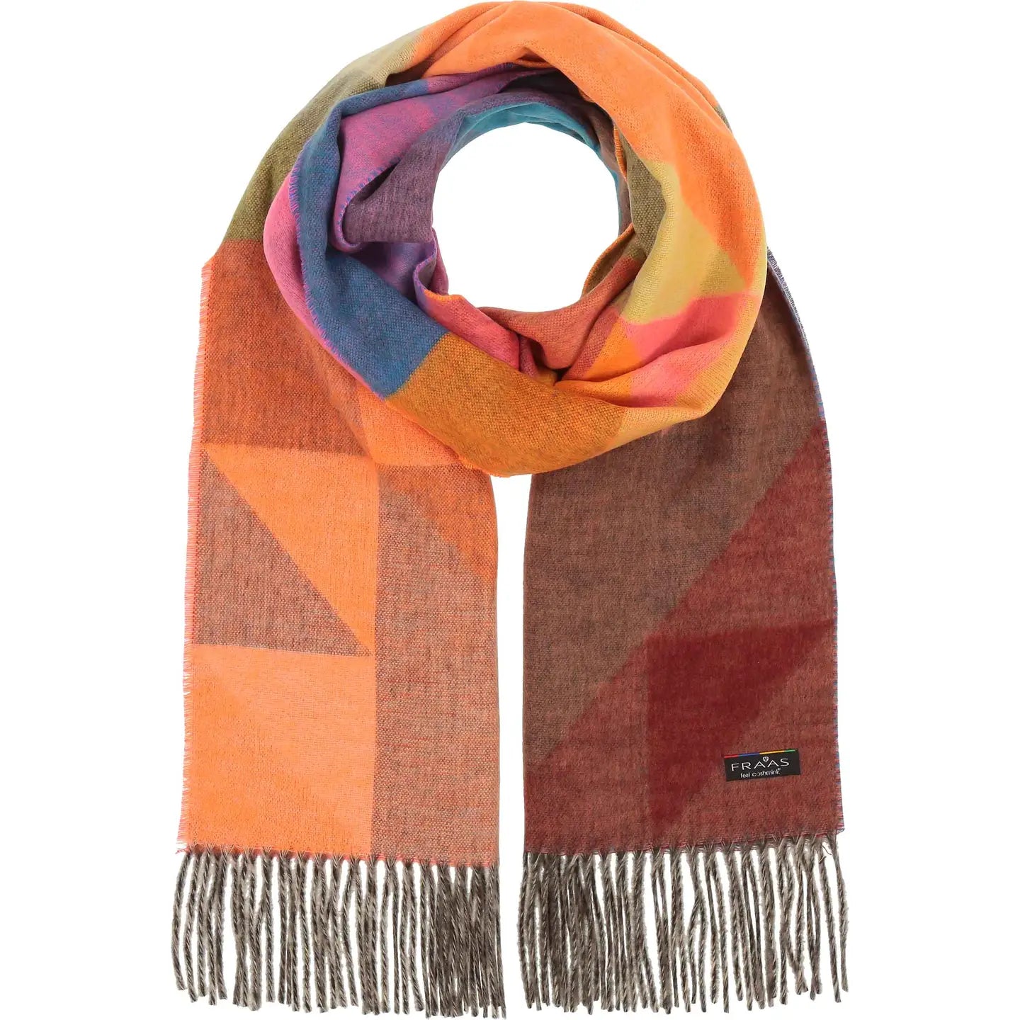 Fraas Geometric Colorblock Cashmink