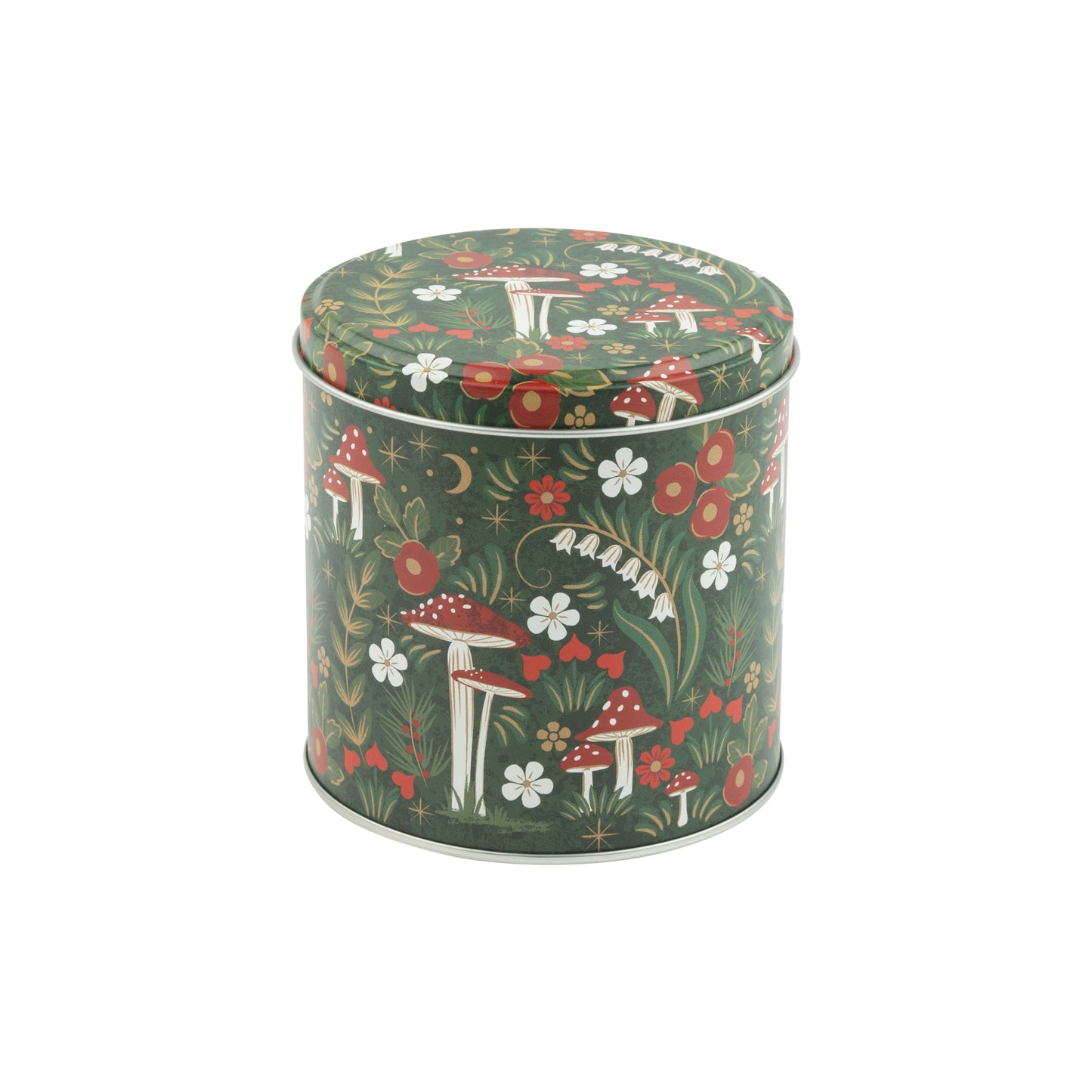 Printed Tin Lidded Cake/Cookie Container