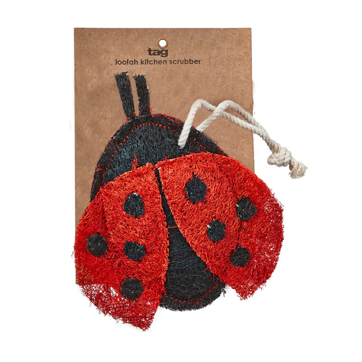 Ladybug Loofah Scrubber