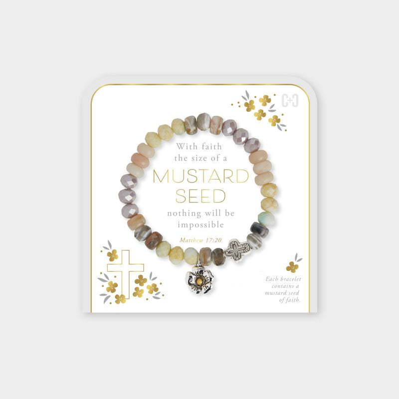 Mustard Seed Bracelet Pastel