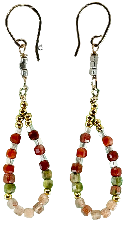 Silver Sparrow Oval Gold Filled Hoops