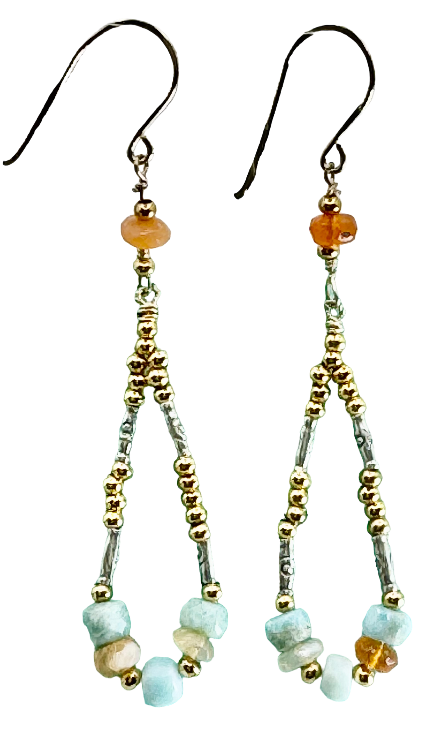 Silver Sparrow Oval Gold Filled Hoops