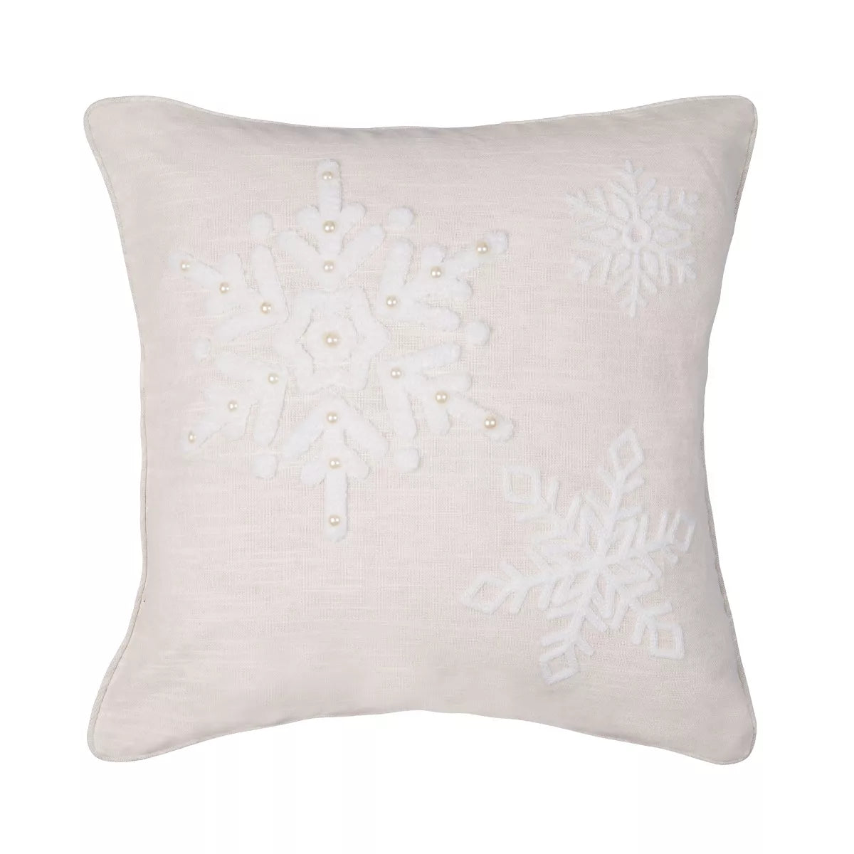 White Christmas Pillow