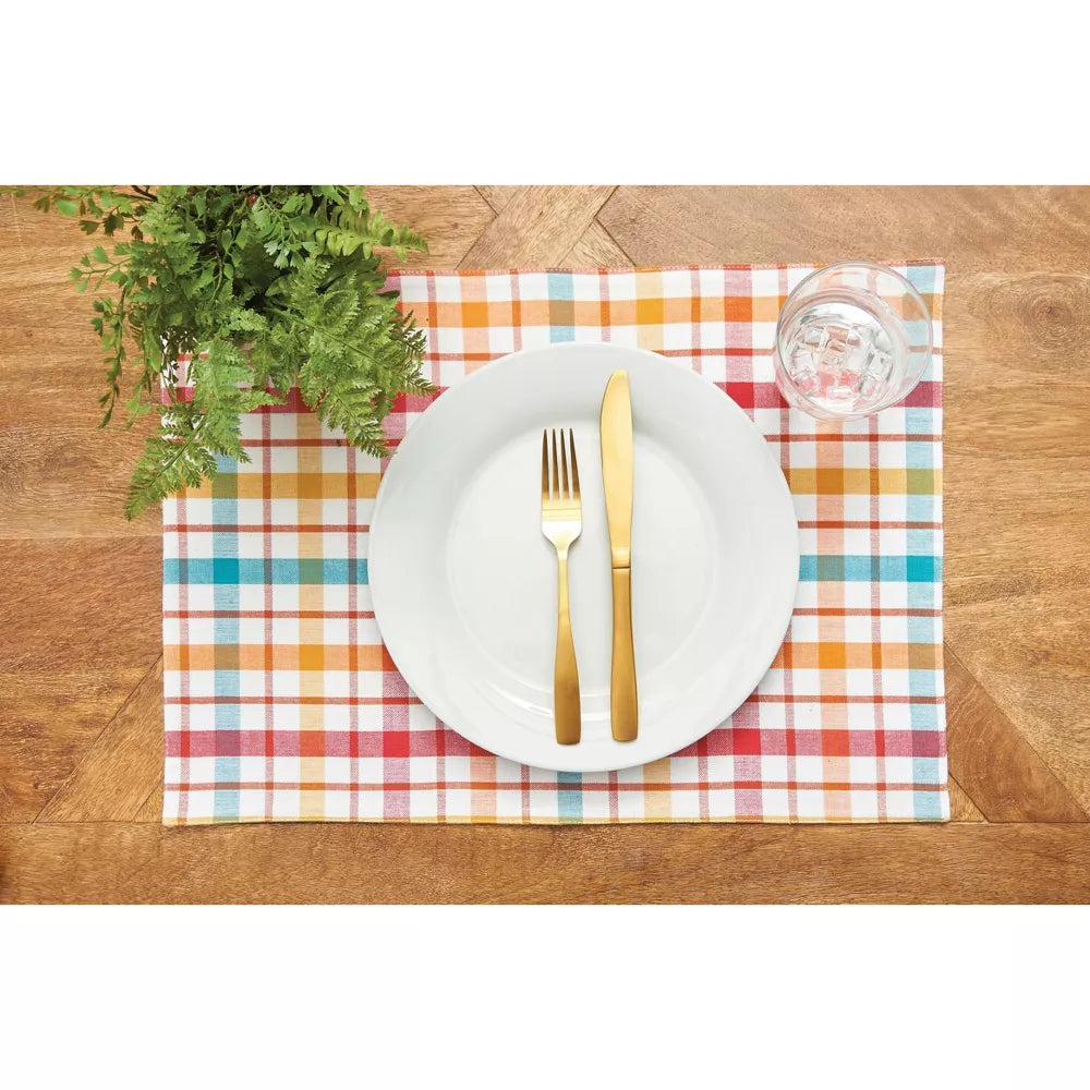 Carol & Frank Radley Plaid Placemat