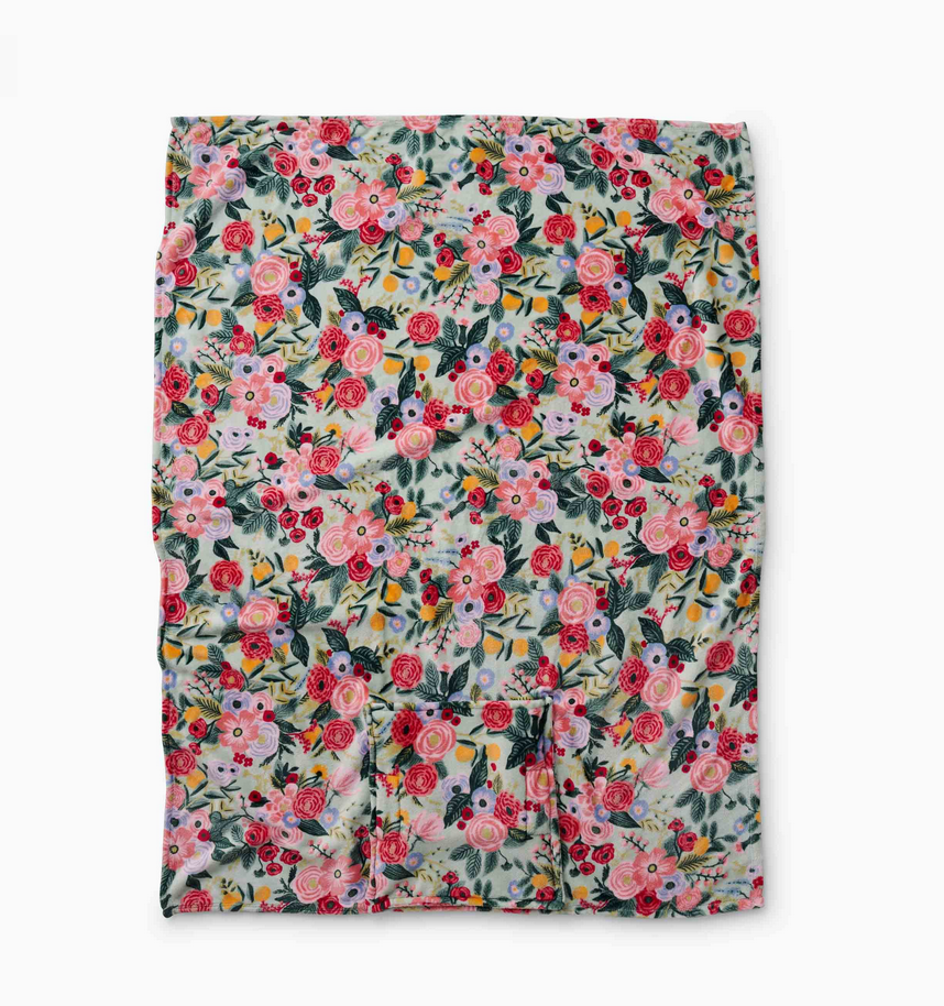 Garden Party Travel Fleece Blanket