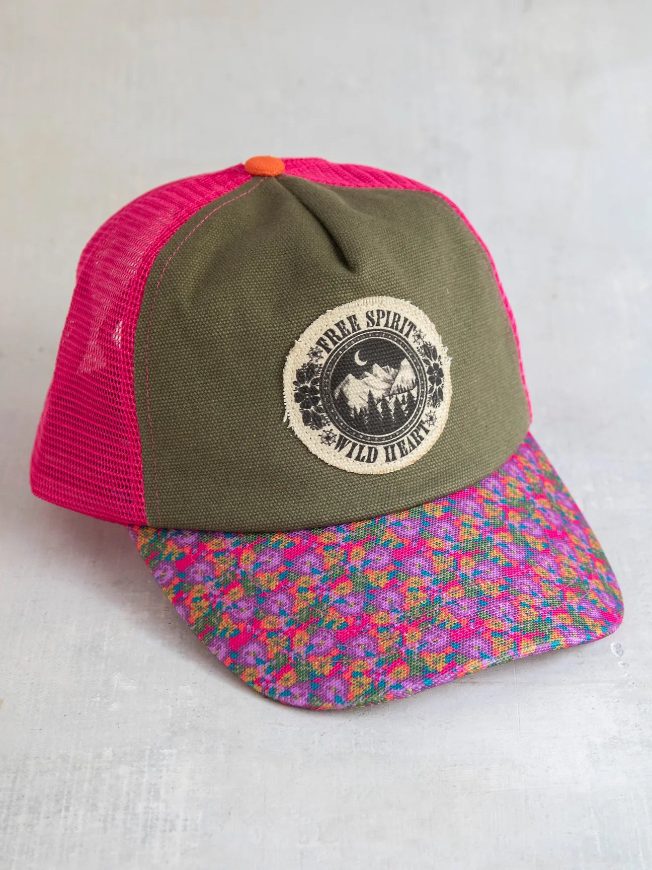 Canvas Trucker Hat - Free Spirit