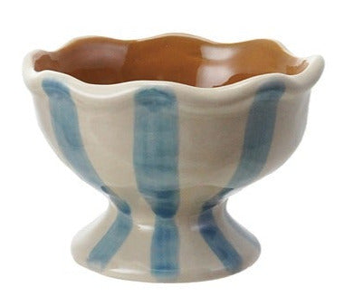 Stoneware Footed Bowls