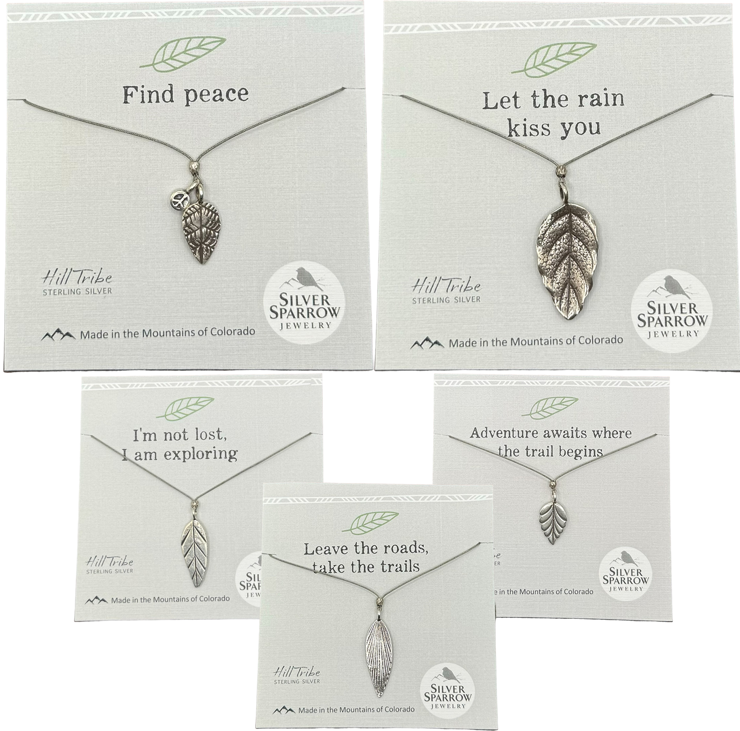 Hill Tribe Leaf Necklaces