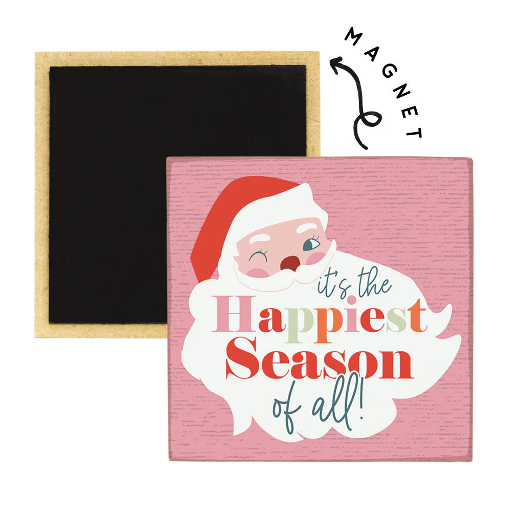 Happiest Season Santa Magnet