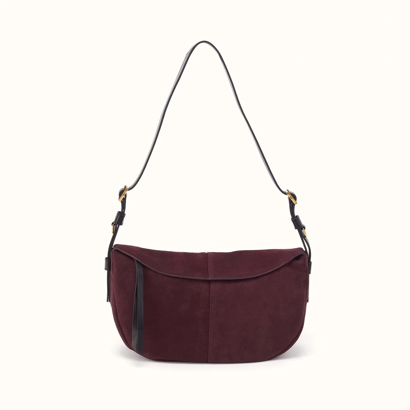 Hobo Contour Shoulder Crossbody Dark Cherry