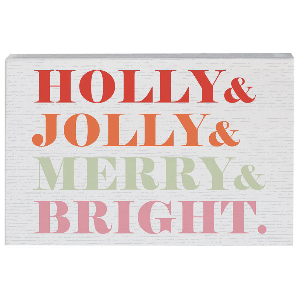 Holly Jolly Merry Bright Artwork