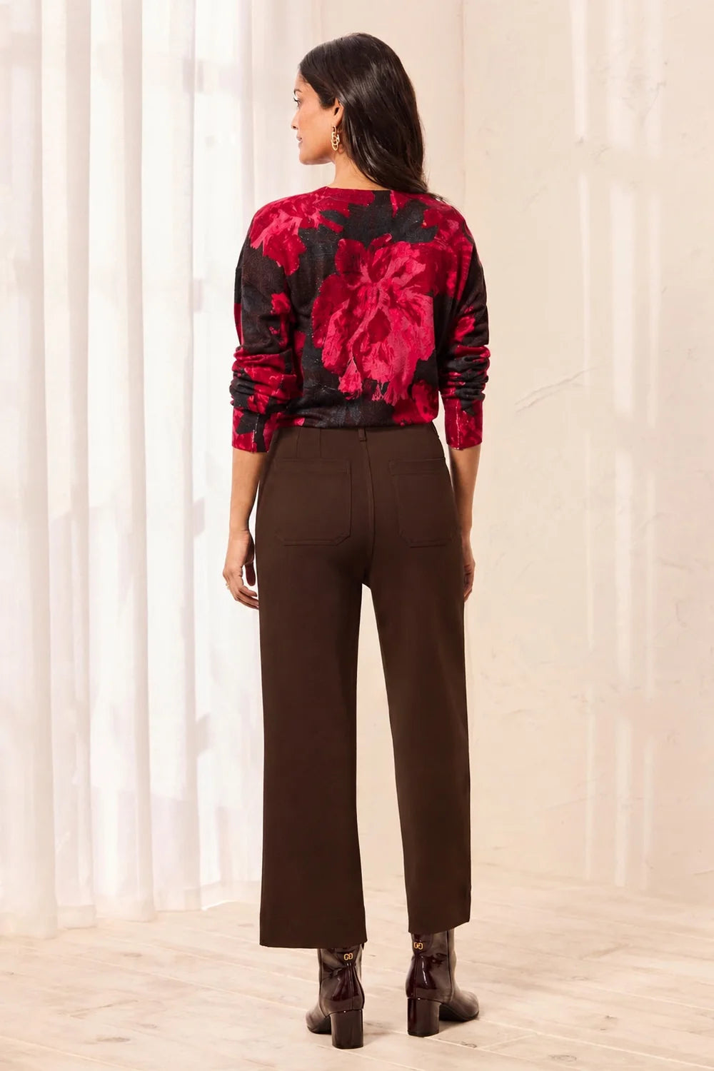 Tribal Every Body Ponte High Rise Capri Pants