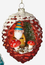 Gnome/Pinecone Ornament