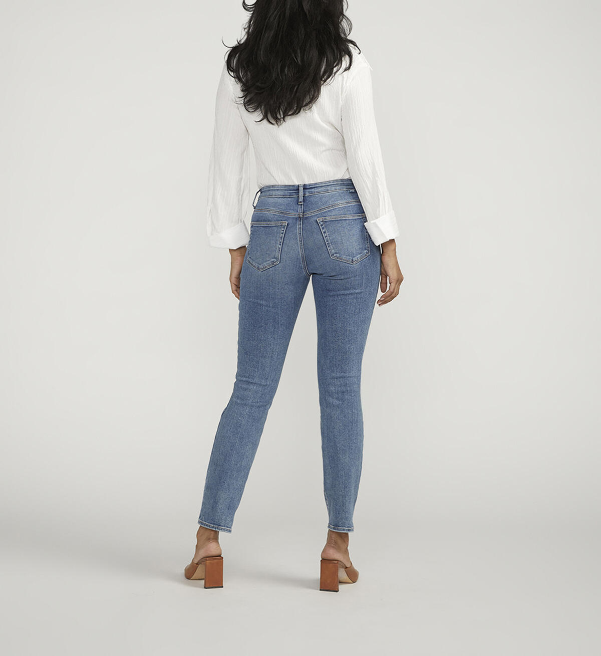 JAG Forever Stretch Mid Rise Straight Leg Jeans