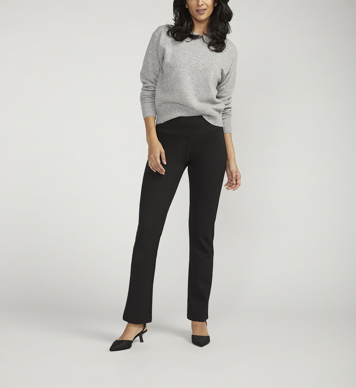 JAG Mid Rise Bootcut Pull-On Pants