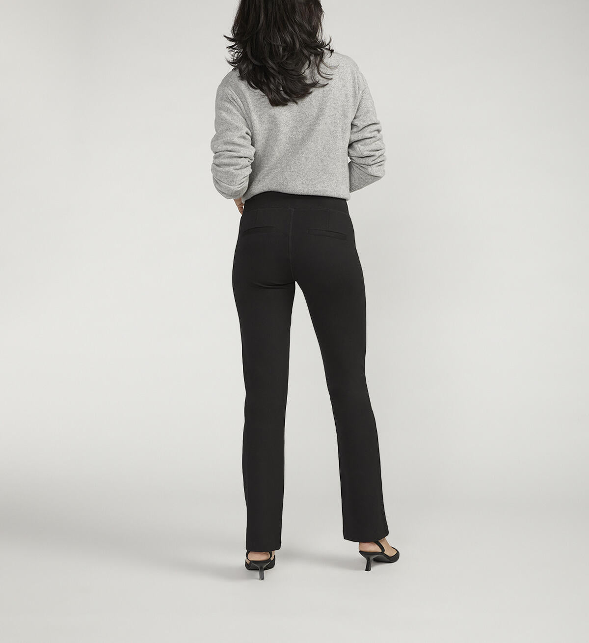 JAG Mid Rise Bootcut Pull-On Pants