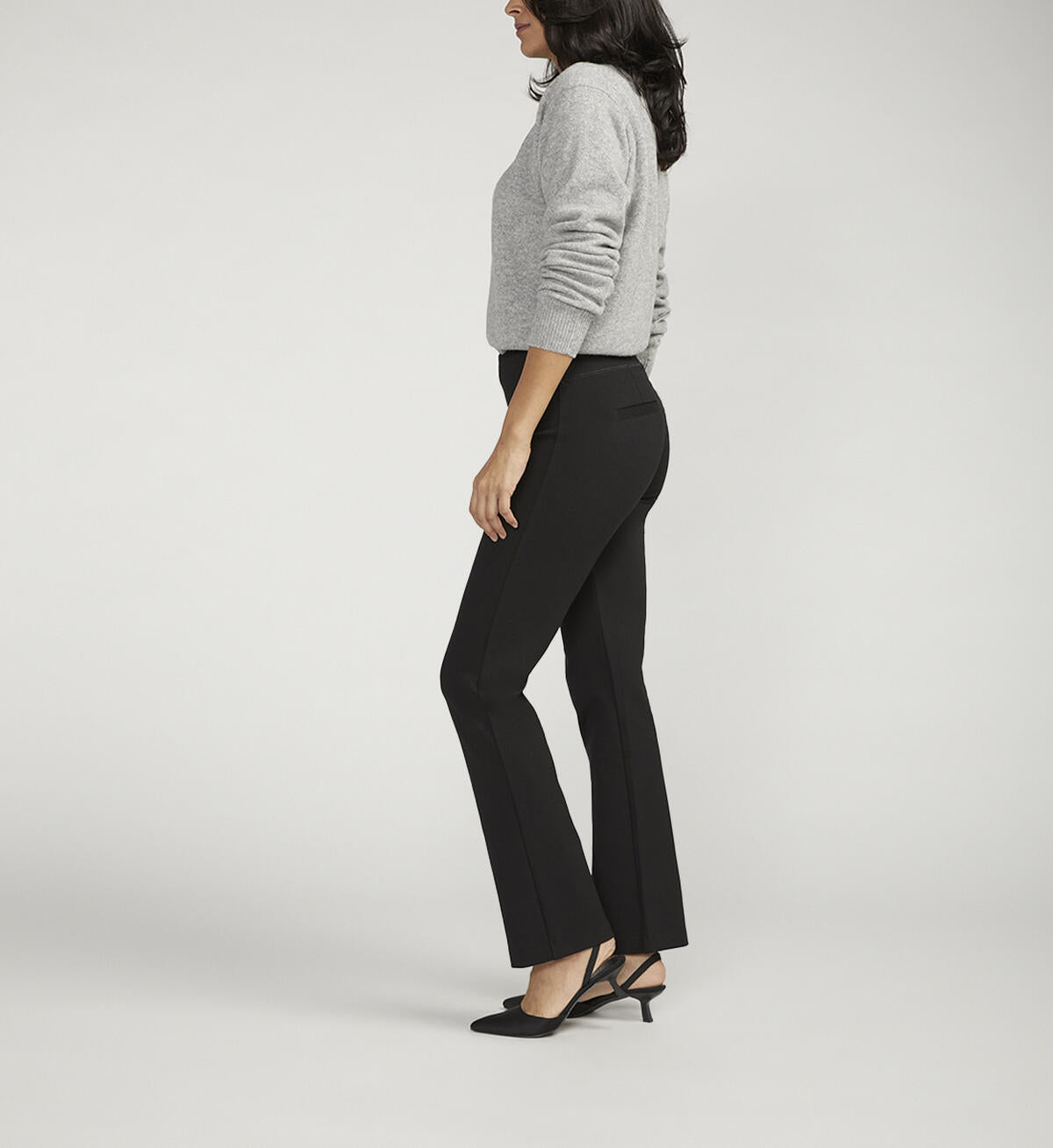 JAG Mid Rise Bootcut Pull-On Pants