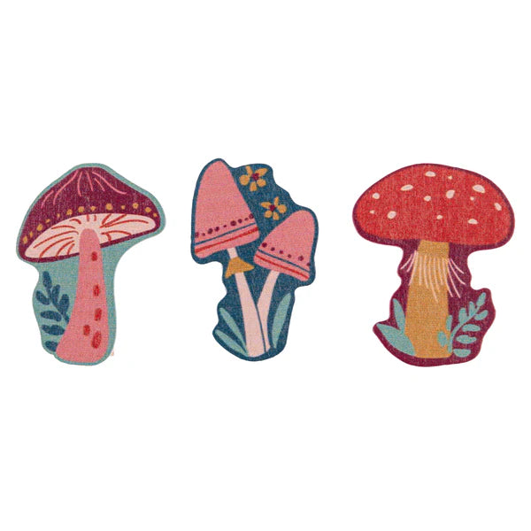 Shaped Magnetic Chip Clips Mushrooms