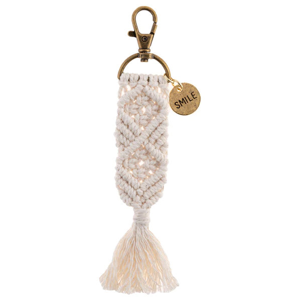 Macrame Keychains Smile
