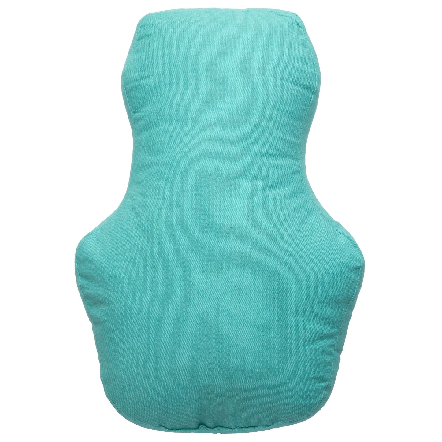 Snowman Shaped Embroidered Pillow