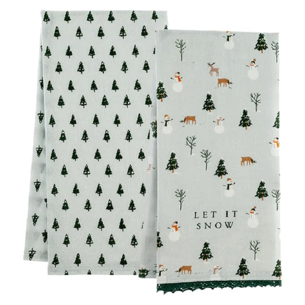 Flour Sack Tea Towels With Charm