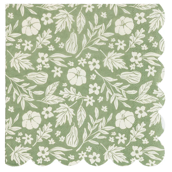 Autumn Spice Luncheon Paper Napkins