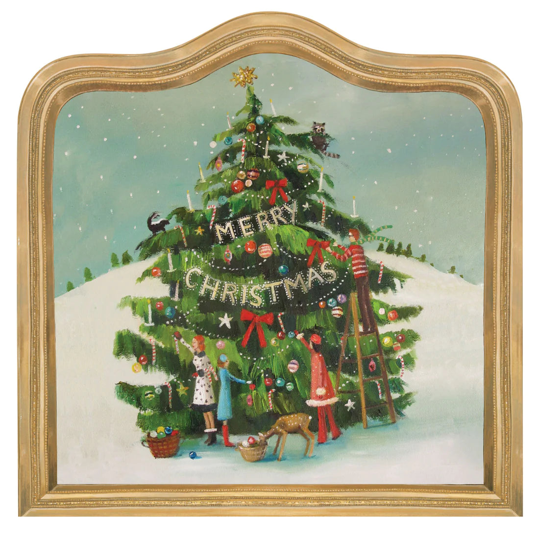 Die-Cut Trim the Tree Placemat