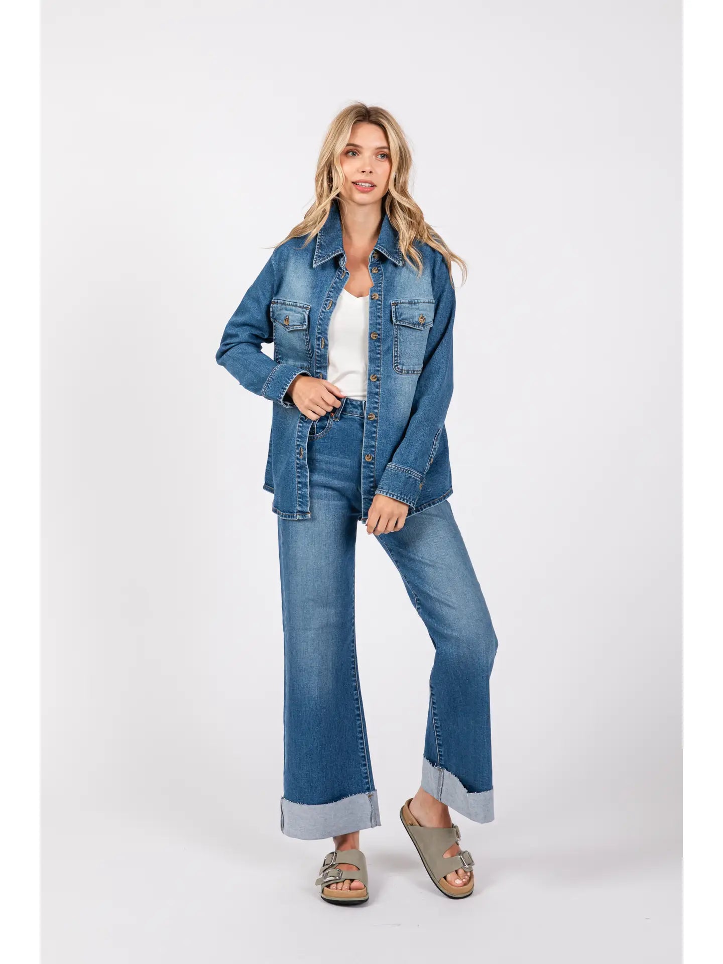 L.T.J. Medium Over Sized Denim Jacket