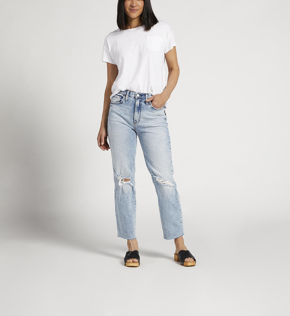 Silver Jeans Highly Desirable High Rise Straight Leg Jeans