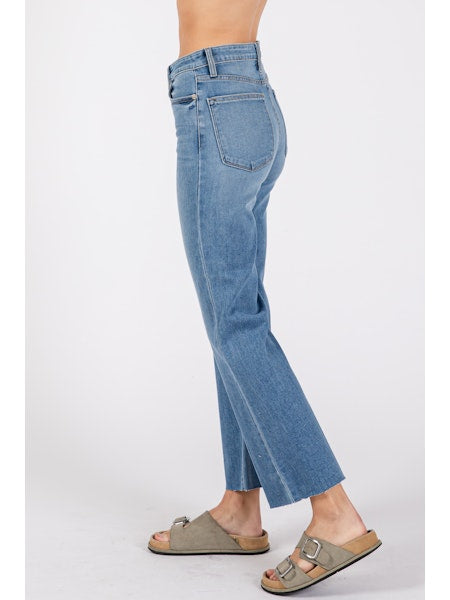L.T.J. Sicily Scissor Cut Hem Jeans