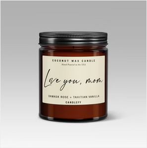 Love You Mom Gift Candle