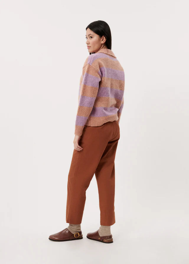 FRNCH Mauve Cardigan Sweater