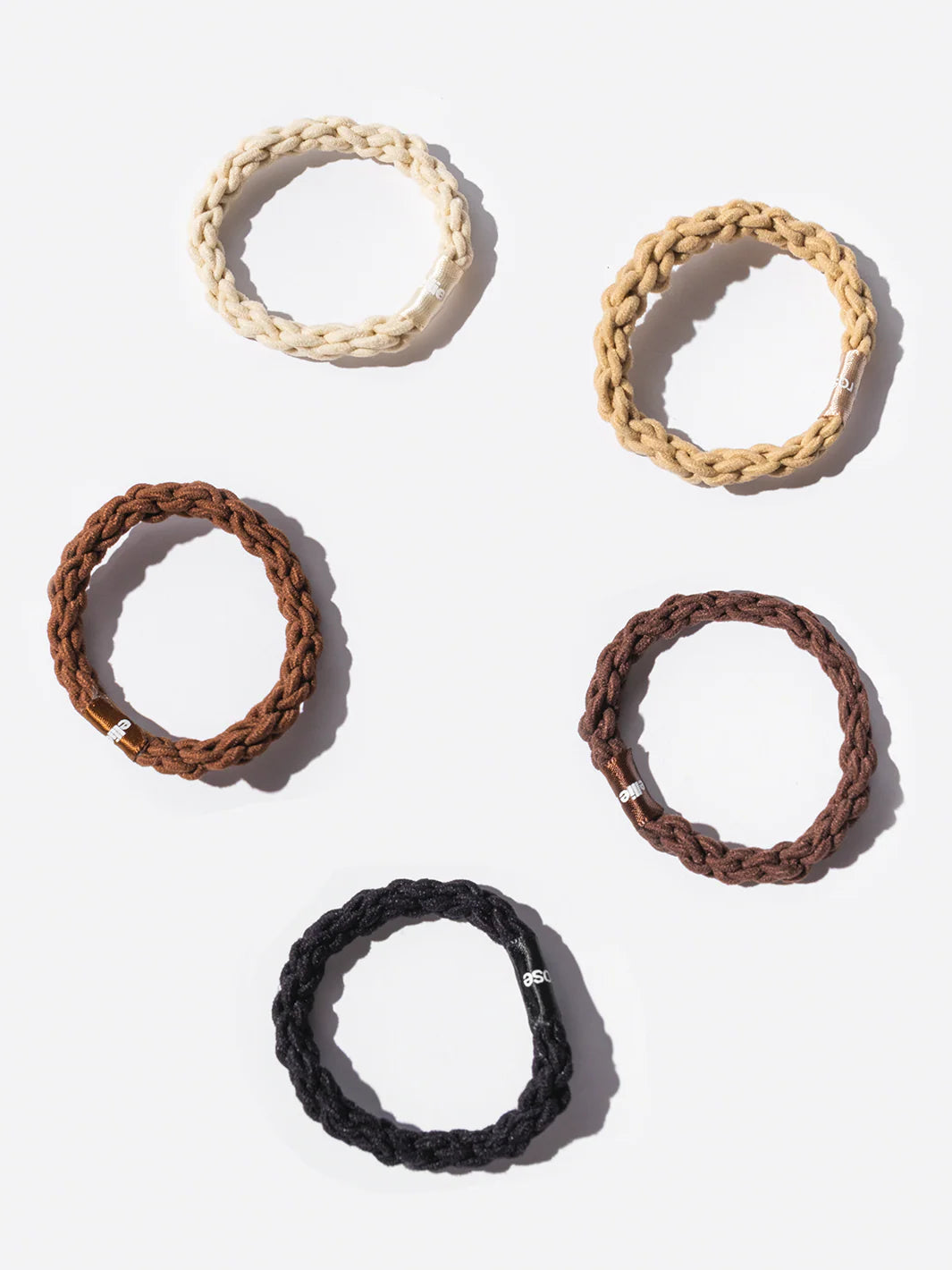 Braided Elastics - 5-Pack
