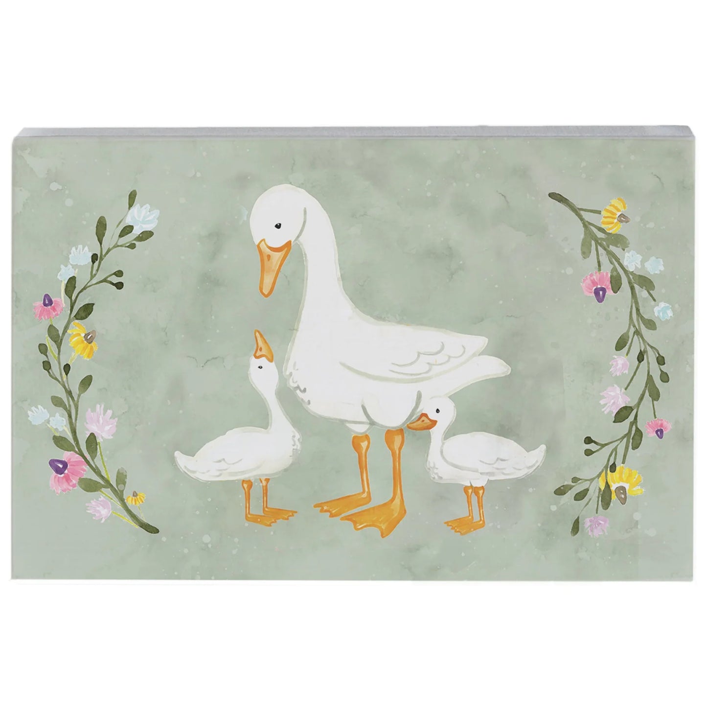 Mama Geese Babies Art
