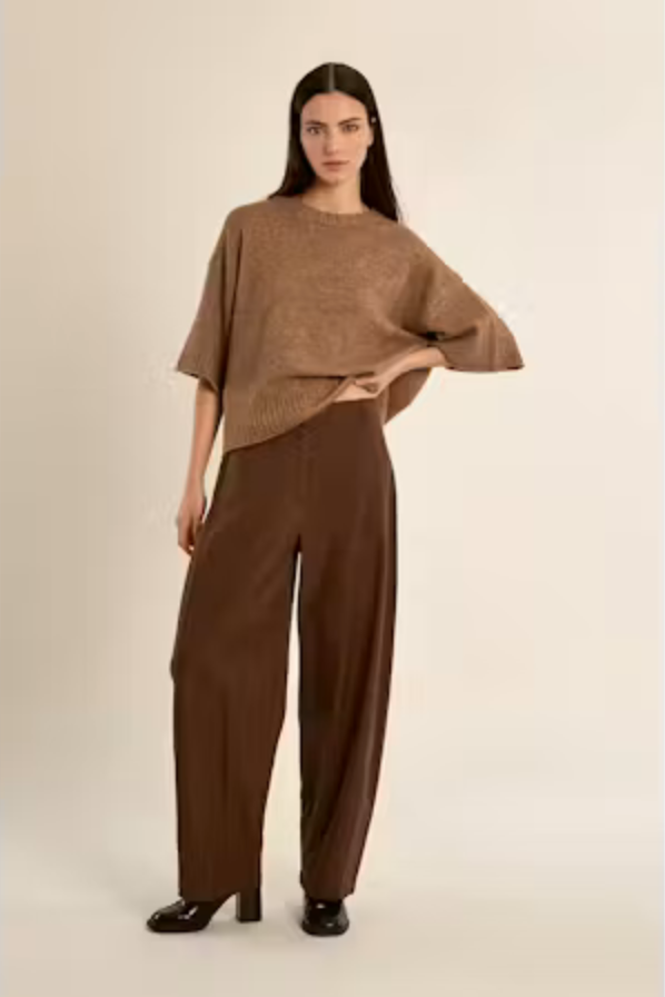 Molly Bracken Camel Knitted Sweater