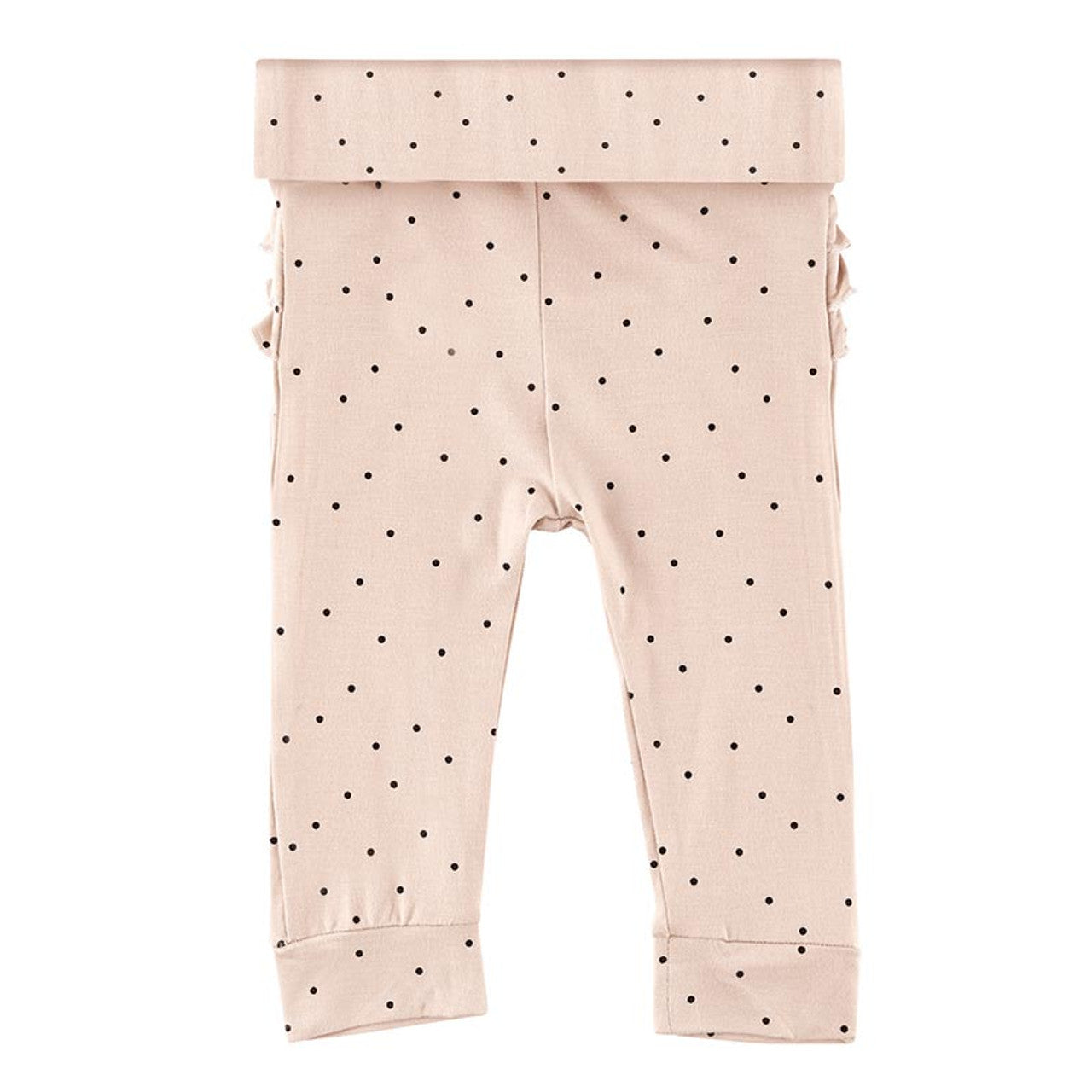 Grow With Me Pants With Ruffles - Polka Dot